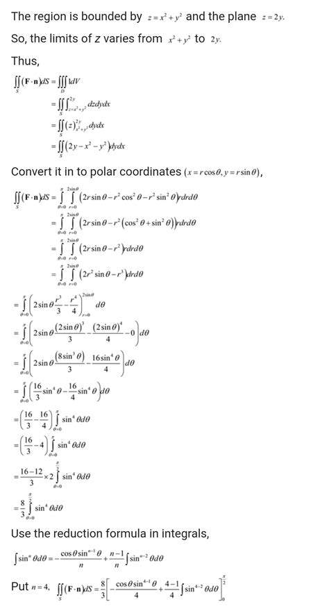[Solved] for a divergence theorem by cylindrical coordinates, I understand... | Course Hero