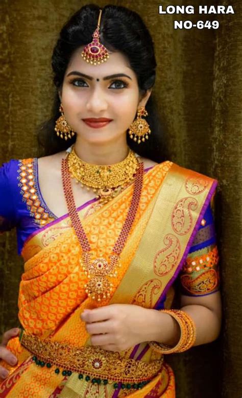 Premium Kempu Long and Short Haram - Indian Jewelry Designs