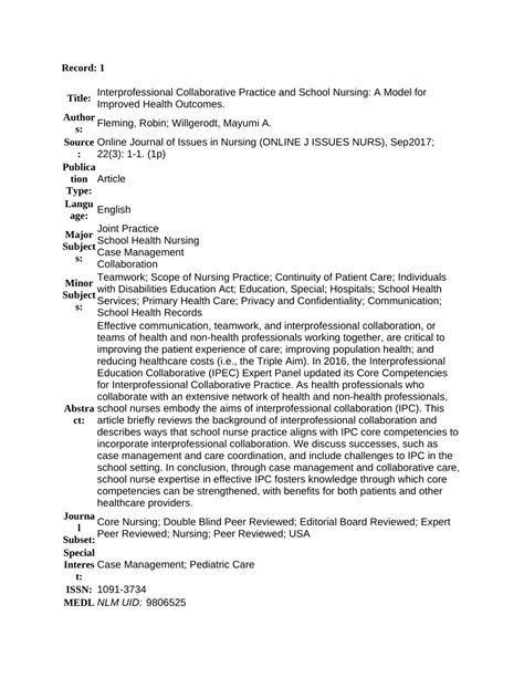 Collaborative Practice Model 的图像结果