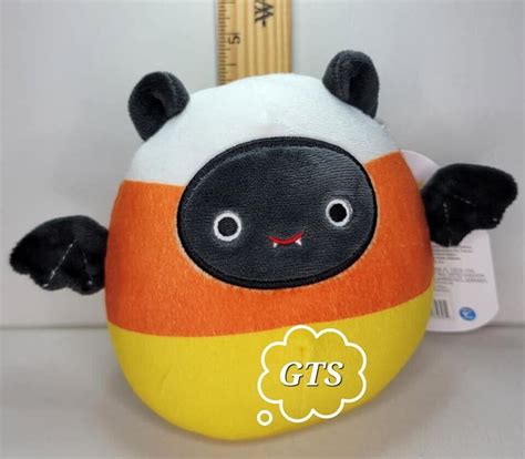 Squishmallow 5" Emily Bat Candy Corn Costume Soft Halloween Plush ...