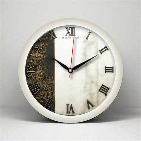Elegant 11-Inch Roman Numeral Wall Clock – Vintage Dual-Tone Design, P ...