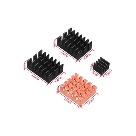 Raspberry Pi 5 Copper Aluminum Heat Sink Passive – REES52