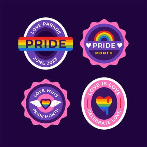 Pride month insignia Images - Free Download on Freepik