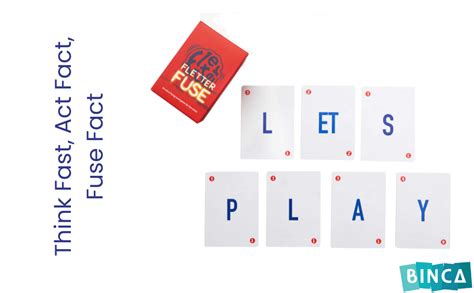 Binca Fletter Fuse Word Game, Fun Word Card Game for All, Family Game ...