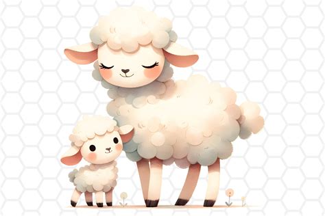 Cute Baby Sheep Clipart