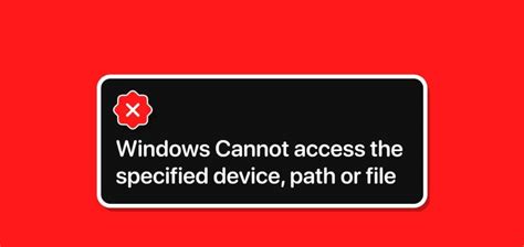 Windows Cannot Access Device Path or File 的图像结果