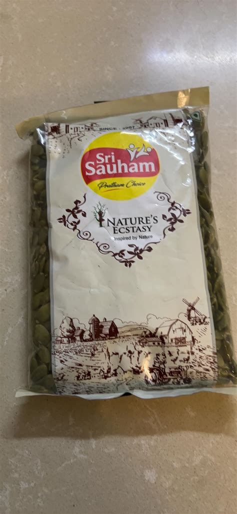 Sri Sauham 100% Natural Roasted Pumpkin Seeds | 200gm Pack | Raw ...