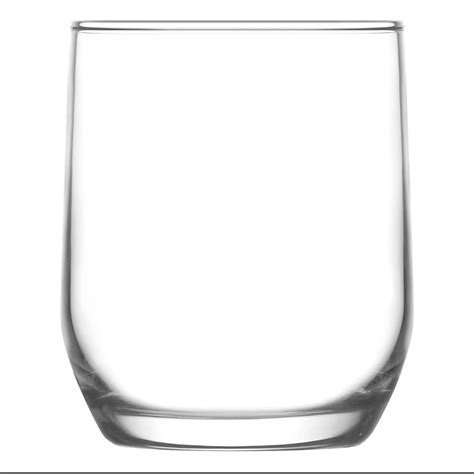LAV 6X Clear 315ml Sude Tumbler Glasses - Stemless Kitchen Water ...