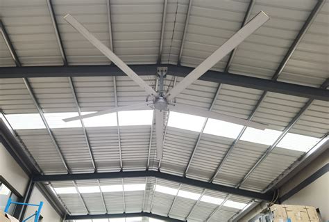 16-3/4Ft HVLS Ceiling Fan PMSM industrial Commercial Fan 5 Blades 220V 5.1M