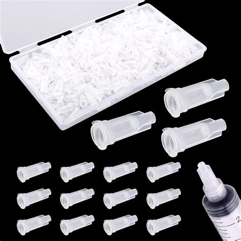 AIEX 300pcs Syringe Tip Caps for Luer Lock, Dispensing Needle Tip Cap ...