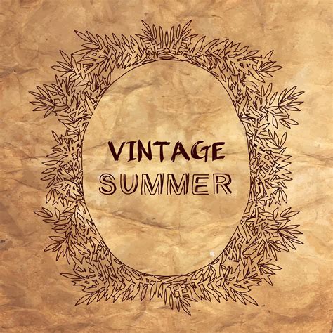 Premium Vector | Vintage summer postcard vector illustration