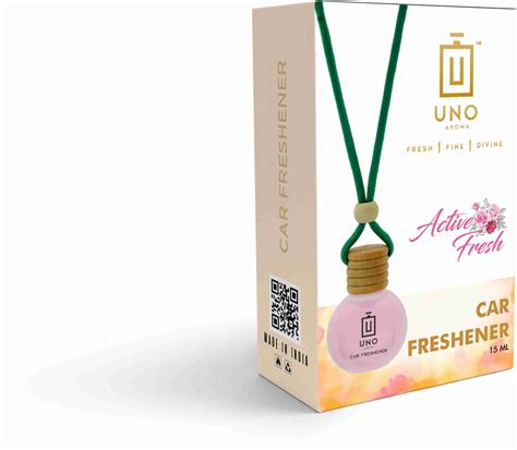 UNO AROMA Active Fresh Car Freshener Diffuser Car Freshener Hanging/Car ...