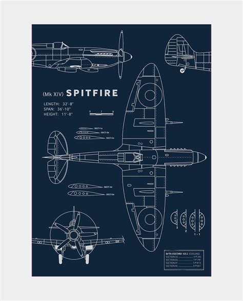 Image result for Spitfire Blueprints