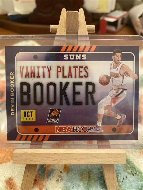 Buy 2020-2021 NBA Hoops Devin Booker Vanity Plates Insert #15 Phoenix ...