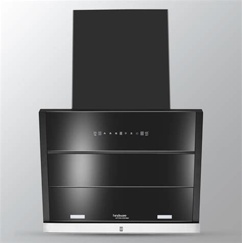 Hindware 60 cm Wall Mounted Chimney Auto Clean MAPLE 60 BLK Touch Cont ...