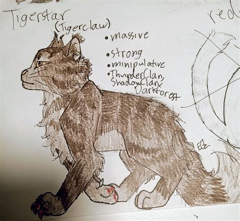 Warrior cats designs, Tigerstar (Tigerclaw) by Emma0404 on DeviantArt