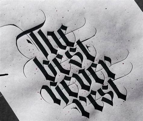 Image result for How to Write Gothic Calligraphy