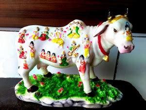 krishnagallery1 Kamdhenu Cow Statue Murti Marble Cow , Krishna Cow ...