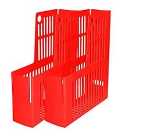 OMEGA Brand 1729 Mag Rack (Set of 2 Tray) Red Colour Use for Letter ...