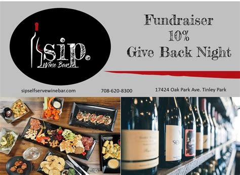 Parents Night Out Fundraiser , Sip. wine bar, Tinley Park, February 18 ...