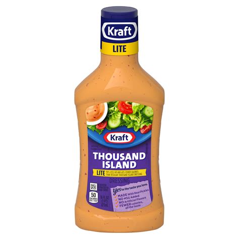 Thousand Island Lite Dressing | KRAFT SAUCES | United States | Products ...