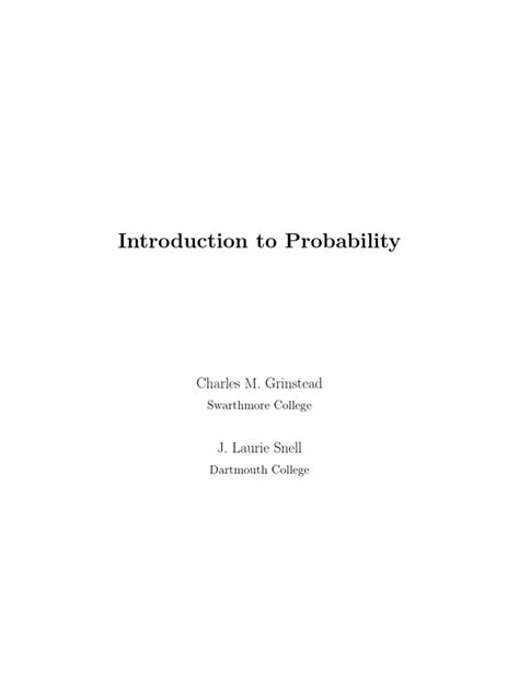 Image result for Introduction to Probability PDF