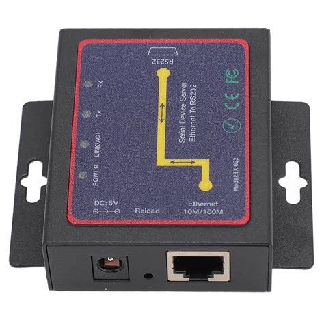 ASHATA TXI022 RJ45 to RS232 Serial Network Adapter, Ethernet to RS232 ...