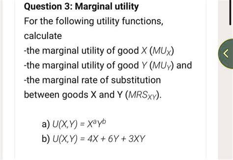 Image result for How to Work Out Marginal Utility From a Utility Function