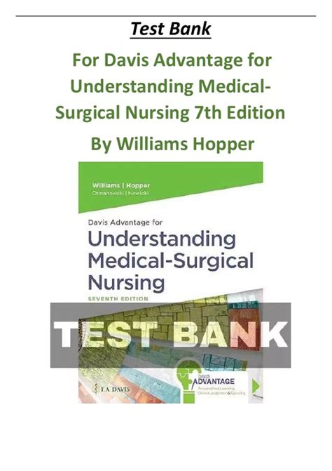 Test Bank For Davis Advantage for Understanding Medical-Surgical ...