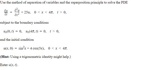 Image result for PDE2 Method of Separation of Variables Solved Examples