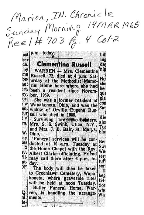 Exploring Marion Chronicle Tribune Obituaries: A Heartfelt Tribute To ...