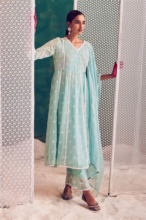 Green Printed Kurta Set – SABHYATA CLOTHING