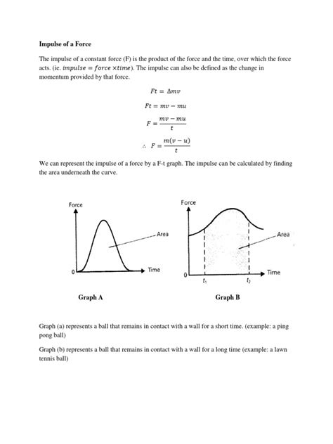 14 impulse-of-a-force | PDF | Force | Velocity