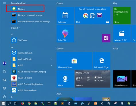 Install NodeJS Windows 的图像结果