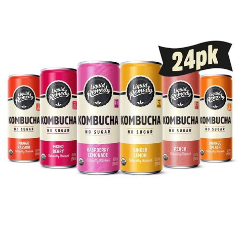 Kombucha Tea Organic Drink - Sugar Free, Keto, Vegan & Gluten Free ...