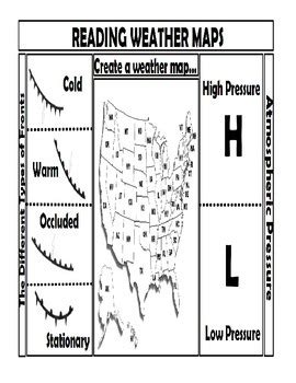 Image result for Reading a Weather Map