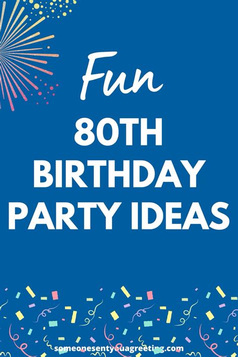 Best 13 10+ Awesome 80th Birthday Party Ideas – Artofit