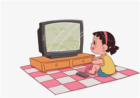 Man Watching Tv Clipart Transparent PNG Hd, Children Watching Tv ...
