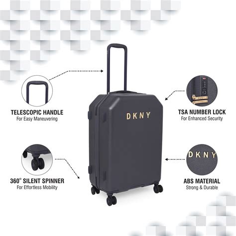 DKNY ALLORE Range Slate Grey Color Hard Luggage – BEAUTY SCENTIMENTS