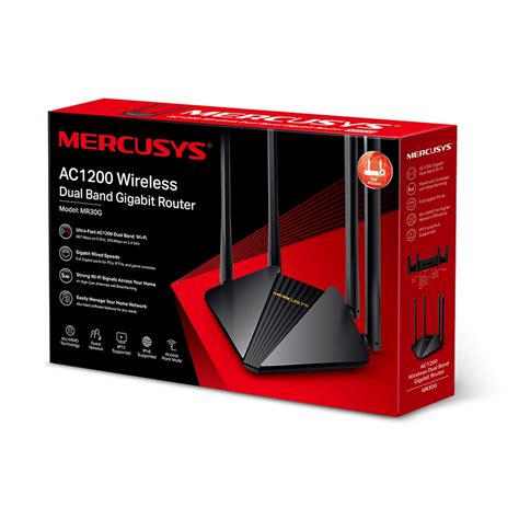 MR30G | AC1200 Wireless Dual Band Gigabit Router - MERCUSYS