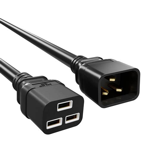 Buy FEDUS 16A IEC C19 To C20 Male To Female Server Power Cord