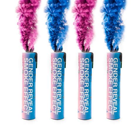 Gender reveal smoke bomb discreet ring pull 90 sec 2 pink – Artofit