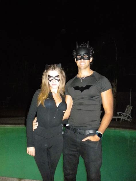 cat woman batman costume couples costume halloween in 2025 | Catwoman ...