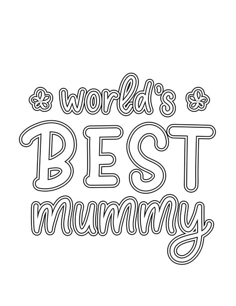 Preschool Mom Coloring Pages