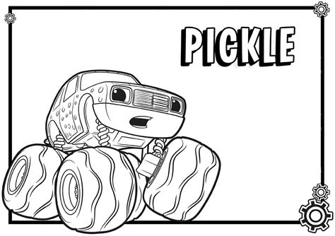 Blaze and the Monster Machines Coloring Pages