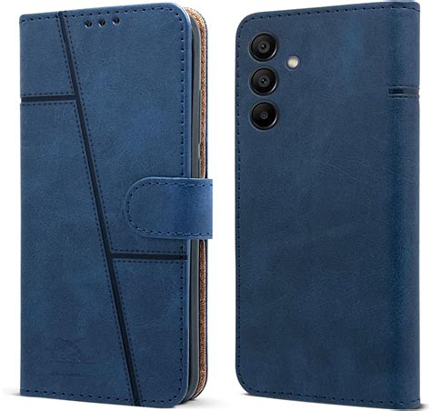 Jkobi Flip Cover Case for Samsung Galaxy A15 5G (Stitched Leather with ...