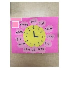 Image result for Easy Math Clock Project