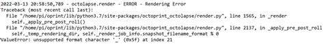 Render not working due to _ in filename? - Octolapse - OctoPrint ...