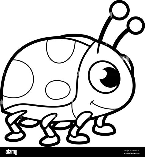 Black And White Ladybug Clipart