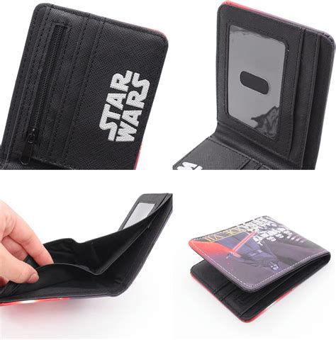 Star Wars Wallet simyron Star Wars Kids Leather Wallet Black Knight ...